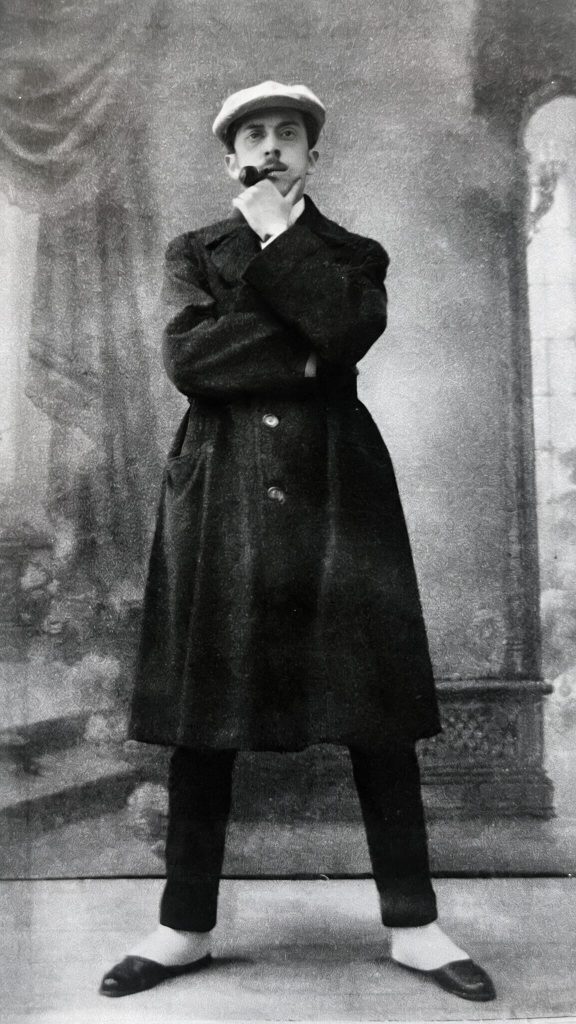 Retrato antiguo de José Luis Stuyck, artista y publicista